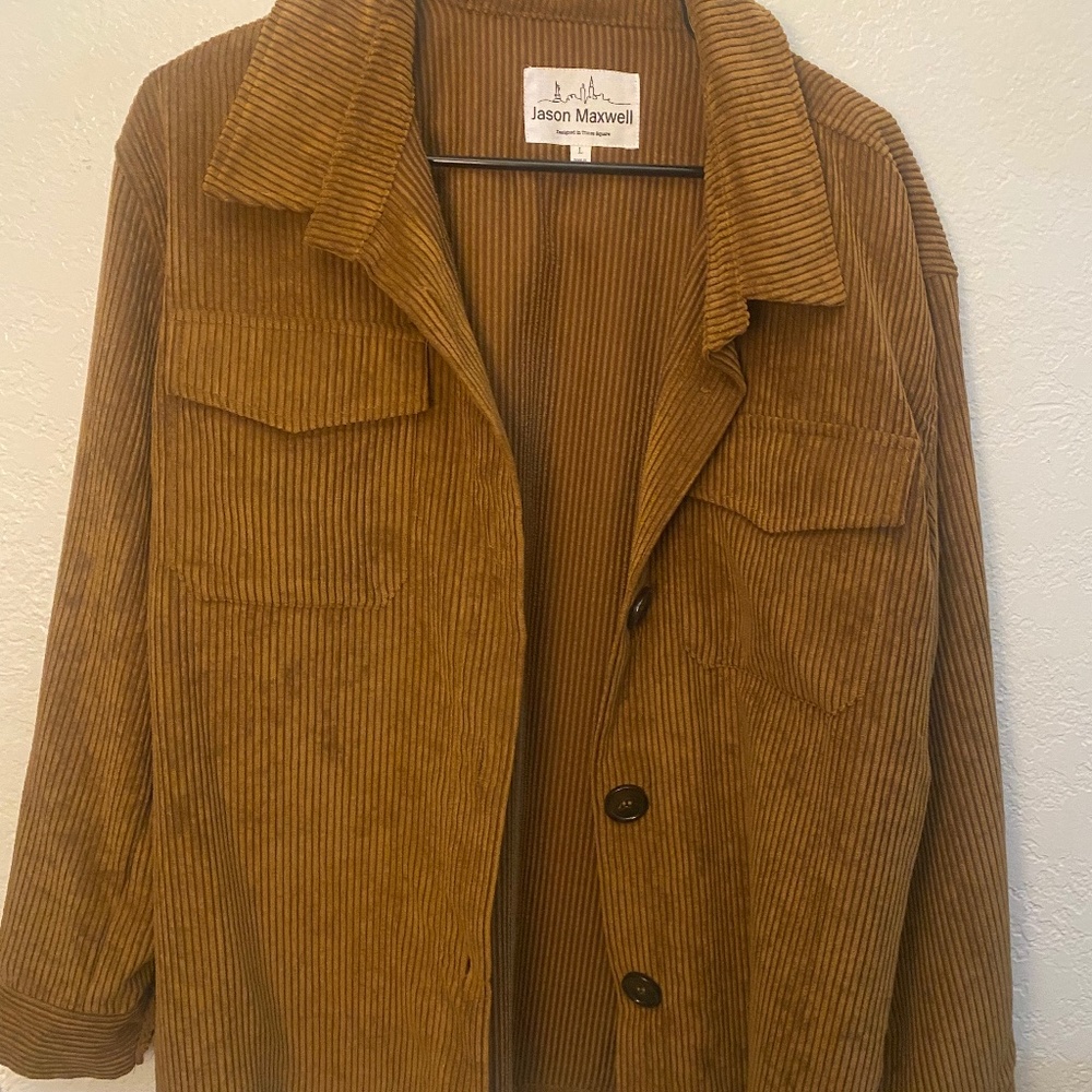 Corduroy Button Up Cardigan